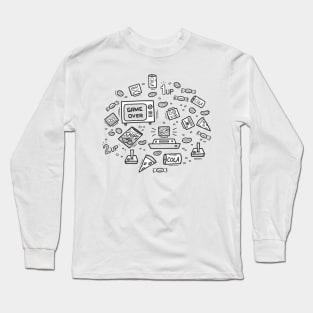 80s Child, Video Games & Junk Food Long Sleeve T-Shirt